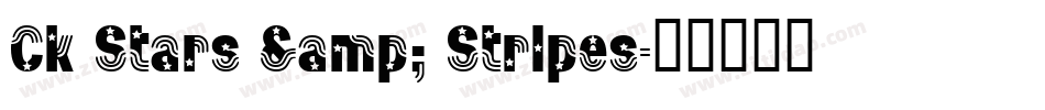 Ck Stars & Stripes字体转换